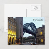 Newcastle - Tyne Bridge Postkarte (Vorne/Hinten)