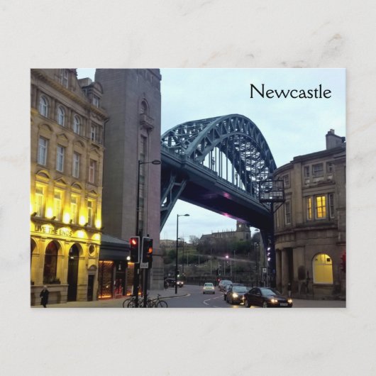 Newcastle - Tyne Bridge Postkarte (Vorderseite)