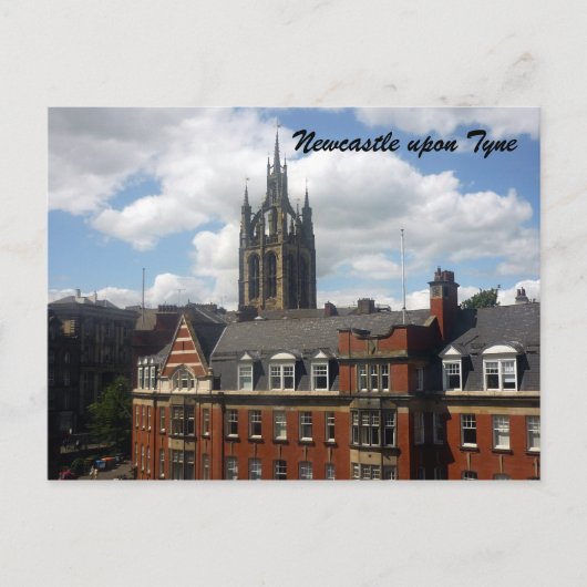 Newcastle Tyne Postkarte (Vorderseite)
