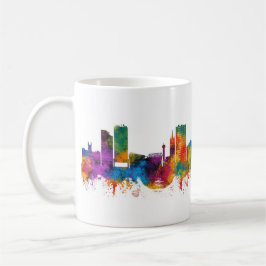 Newcastle UK Skyline Kaffeetasse