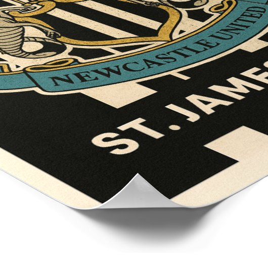 Newcastle United Poster (Ecke)