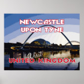 Newcastle Upon Tyne, Besuch UK.. Poster (Vorne)