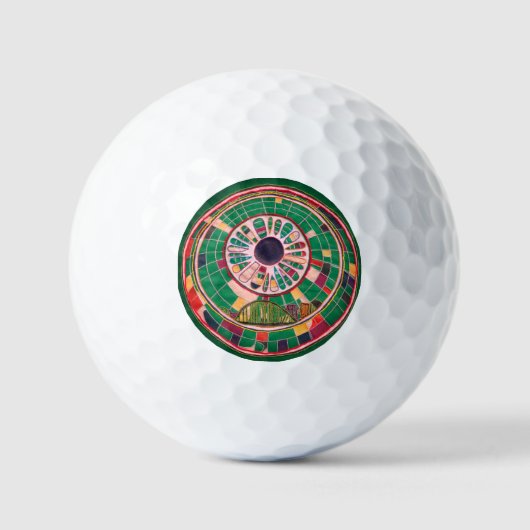 Newcastle upon Tyne, Brückendesign Golfball (Vorderseite)
