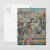Newcastle upon Tyne durch die Jahre-Postkarte Postkarte (Vorne/Hinten)