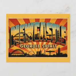 Newcastle upon Tyne England Geordie Geist Postkarte