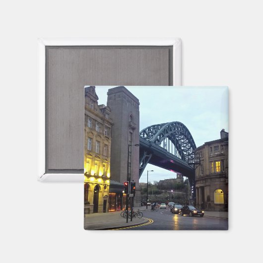 Newcastle Upon Tyne Magnet (Vorderseite/Rückseite)