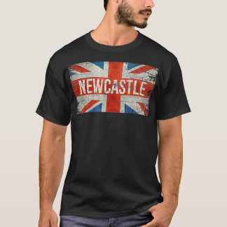 Newcastle Vereinigtes Königreich Britische Flagge T-Shirt
