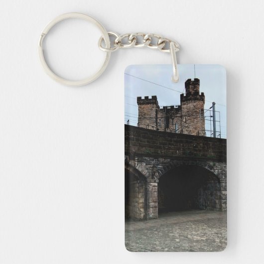 Newcastle-Zugbrücke Schlüsselanhänger (Vorderseite)