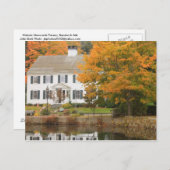 Newcomb Tavern Sandwich Cape Cod Postkarte (Vorne/Hinten)