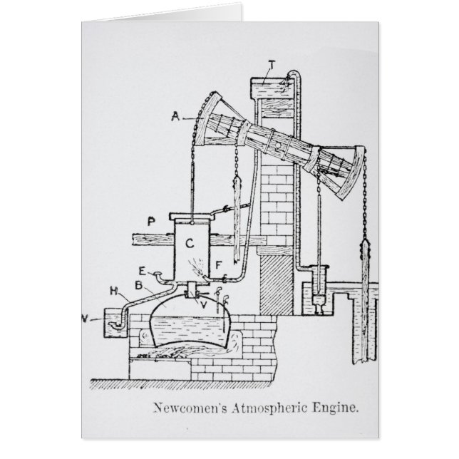 Newcomens atmosphärischer Motor (Vorne)