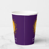 Newest Paper Cups Business Branded Rustic Kraft Pappbecher (Rechts)
