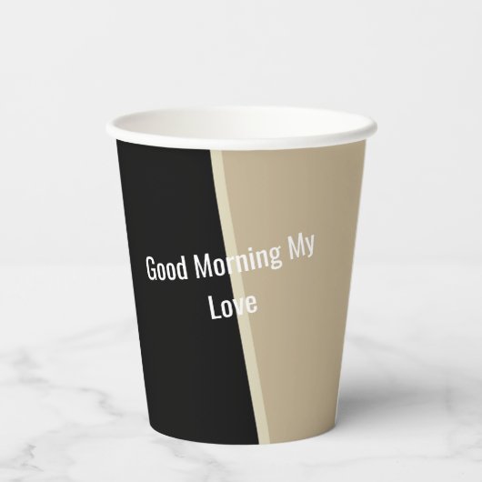 Newest Paper Cups Two side Personalized Pappbecher (Rückseite)