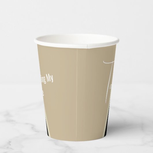 Newest Paper Cups Two side Personalized Pappbecher (Rechts)