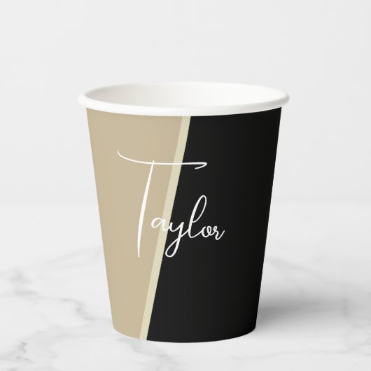 Newest Paper Cups Two side Personalized Pappbecher (Vorderseite)