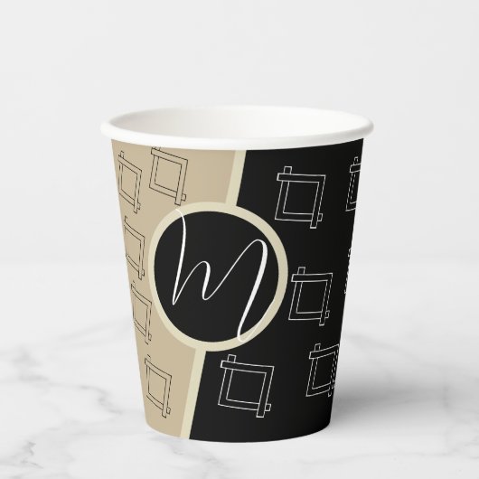 Newest Paper Cups Two side Personalized Pappbecher (Vorderseite)