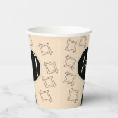 Newest Paper Cups Two side Personalized Pappbecher (Rechts)