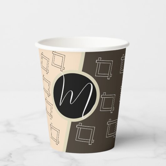 Newest Paper Cups Two side Personalized Pappbecher (Vorderseite)