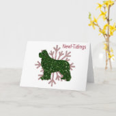 Newf-Tidings-Glitzer Karte (Gelbe Blume)