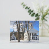 Newfane Vermont Town Common Postkarte (Stehend Vorderseite)