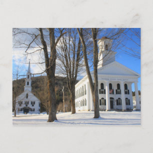 Newfane Vermont Town Common Postkarte