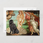 Newfie 1 - Geburt der Venus Postkarte (Vorne/Hinten)