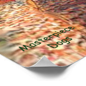 Newfie 1 - Terrassencafé Poster (Ecke)