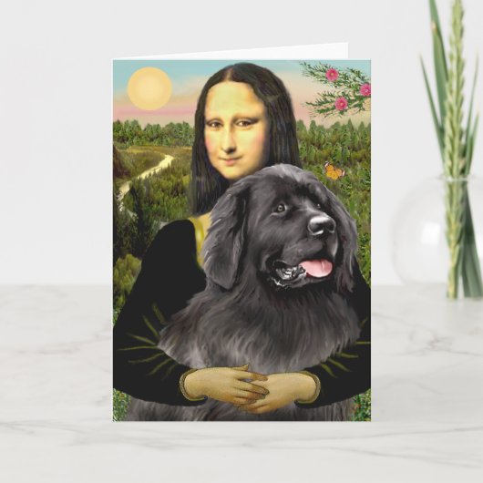 Newfie 2 - Mona Lisa Karte (Vorderseite)