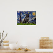 Newfie 2 - Starry Night Poster (Küche)