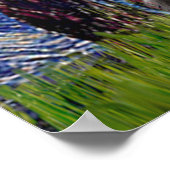 Newfie 2 - Starry Night Poster (Ecke)