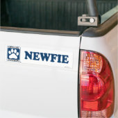 Newfie Blau Autoaufkleber (Auf Lkw)