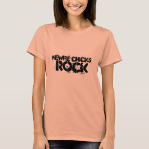 Newfie Chicks Rock T - Shirt