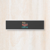 Newfie | Entspannen Sie sich, es ist ein Newfie ke Türschild (Vorderseite )