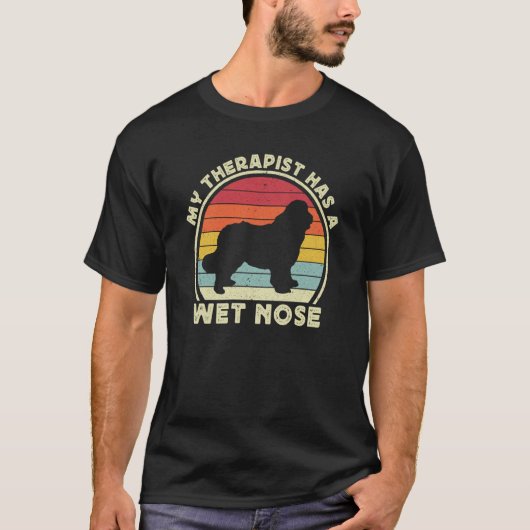 Newfie For Men Women Newfy Newfoundland Dog Dad Mo T-Shirt (Vorderseite)