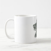 Newfie Graphitzeichnen Kaffeetasse (Links)