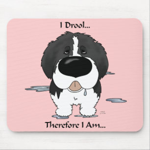 Newfie (Landseer) - ich geifere Mousepad