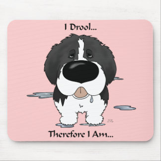 Newfie (Landseer) - ich geifere Mousepad