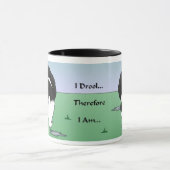 Newfie (Landseer) - ich geifere Tasse (Zentrum)