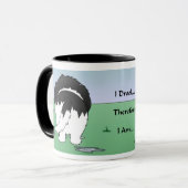 Newfie (Landseer) - ich geifere Tasse (Vorderseite Links)