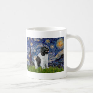 Newfie Landseer - Starry Night Kaffeetasse