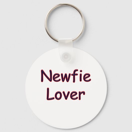 Newfie Lover Schlüsselanhänger (Vorderseite)