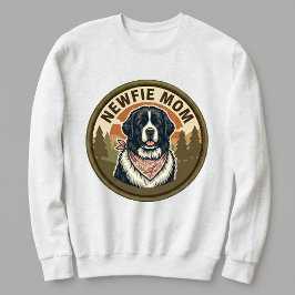 Newfie-Mama-Crewneck Neufundländer-Hundemama-Gesch Sweatshirt