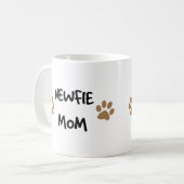 Newfie Mama Kaffeetasse (Vorderseite Links)