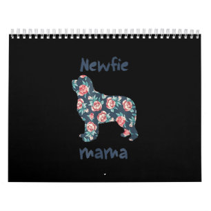 Newfie Mama   Neuland Hund Mama anwesend Kalender