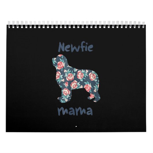 Newfie Mama | Neuland Hund Mama anwesend Kalender (Titelbild)
