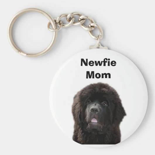 Newfie Mama Schlüsselanhänger (Vorne)