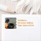 Newfie Water Rescue Mailing Label (Insitu)