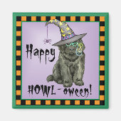 Newfie Witch Magnet (Vorne)