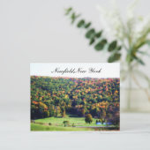 NEWFIELD NEW YORK Postkarte (Stehend Vorderseite)