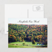 NEWFIELD NEW YORK Postkarte (Vorne/Hinten)