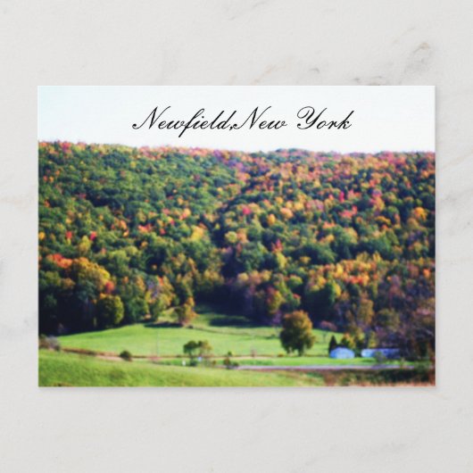 NEWFIELD NEW YORK Postkarte (Vorderseite)